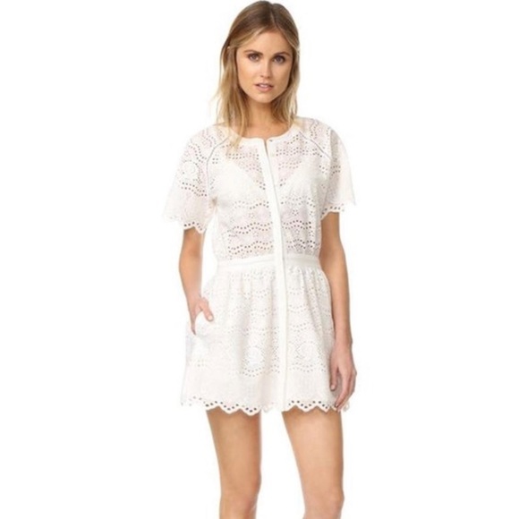 LoveShackFancy Dresses & Skirts - LoveShackFancy Charlie White Eyelet Lace Dress